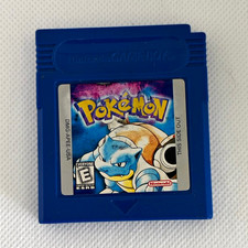 Pokemon Blue Version Nintendo Game Boy, 1998 Authentic Tested Saves Label Wear