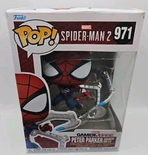 Funko Pop Gamerverse Spider-Man 2 Peter Parker Advanced Suit 2.0 #971 Bobblehead
