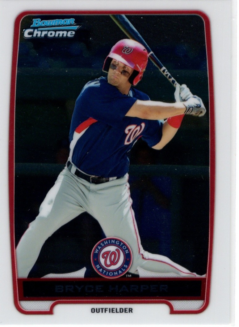 2012 Bowman Chrome Prospects Bryce Harper #BCP10 | Washington Nationals