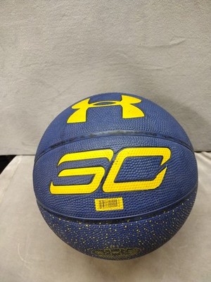 Under Armour SC30 Stephen Curry Basketball Blue Yellow Rubber Outdoor Indoor28.5