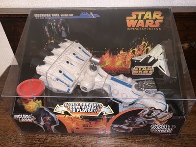 STAR WARS REVENGE OF THE SITH MUSTAFAR DUEL BATTLE SET MICROMACHINES MISB
