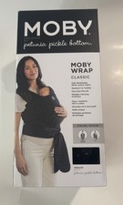 Moby Petunia Pickle Bottom For Wrap Baby Carrier Baby 8-33 LBS Terrazzo Black