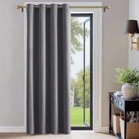 Verdunkelungsvorhang Grau Thermovorhang 210X132 Cm Blickdicht ÖSen 1 StüCk