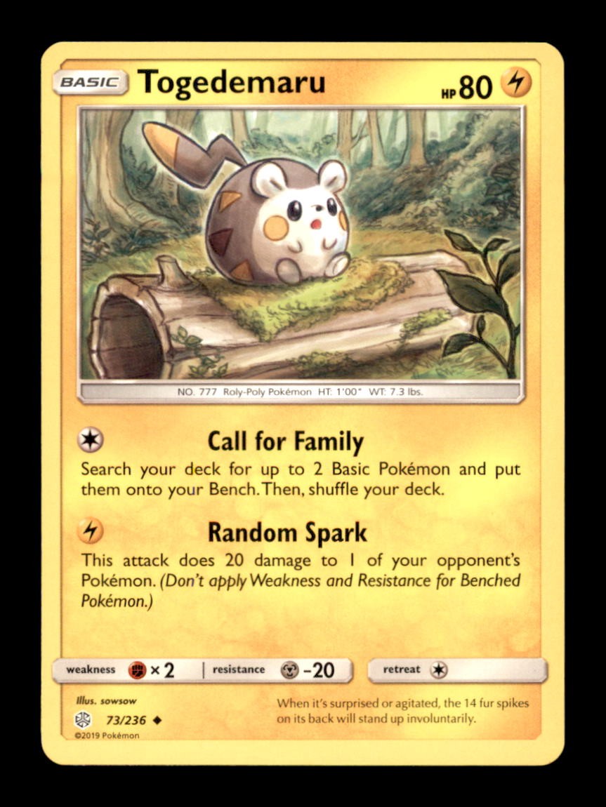 TOGEDEMARU 73/236 UC COSMIC ECLIPSE POKEMON NM/M