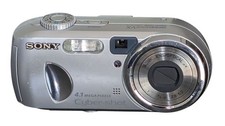Sony Cyber-shot DSC-P73 Compact Digital Camera 4.1MP 3x Zoom Tested Condition