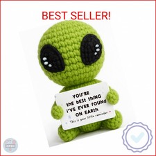Gifts for Him Her Boyfriend Girlfriend Crochet Alien Valentine's Day Anniversary