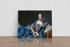 Francois Boucher "Madame de Pompadour" Canvas Print Wall Art Home Decor