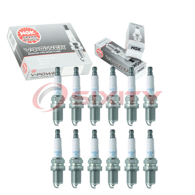 12 pcs NGK V-Power Spark Plugs for 2004-2008 Chrysler Crossfire 3.2L V6 - ry