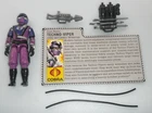 100% Complete 1987 Techno Viper v1 Cobra Figure Vintage G.I. GI Joe 3.75 ARAH