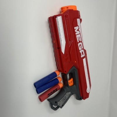 Nerf Strike Elite Mega Magnus Blaster W/ 3 Darts Tested & Works