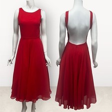 IEENA for Mac Duggal Red MIDI  Open Back Aubrey Sleeveless