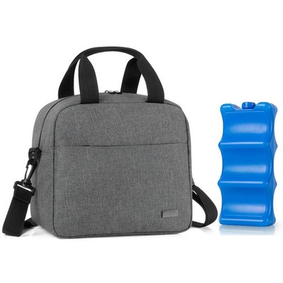 Teamoy Breastmilk Cooler Bag Ice Pack Fits 6 Large Baby Bottle Up To 9 Ounce