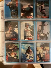1979 Donruss Vintage  CHIPs  Trading Cards 60 cards and 6 stickers NM