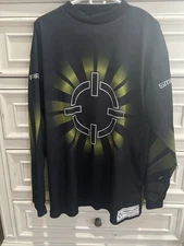 Vintage Smart Parts Paintball Jersey Long Sleeve Shirt Size Large Green Black