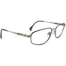 Daniel Swarovski Sunglasses Frame Only AJS366 Shiny Gunmetal Metal Austria 58 mm