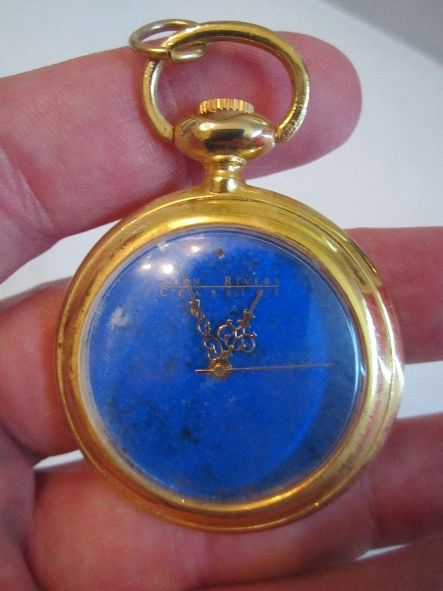Blue face 2024 pocket watch