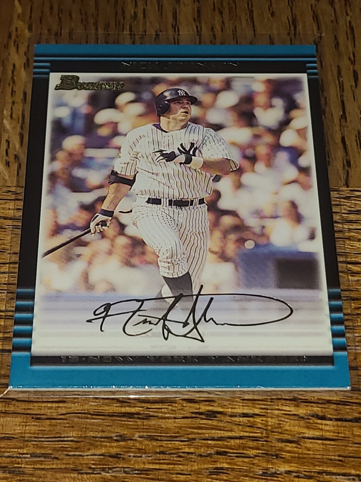 YANKEES NICK JOHNSON 2002 BOWMAN GOLD #142