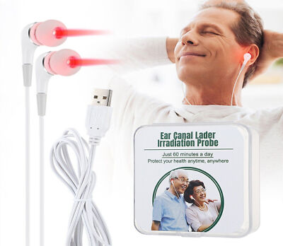 Tinnitus Ohrlasertherapie LLLT Bestrahlung Laser Physiotherapie Ohrstöpsel~