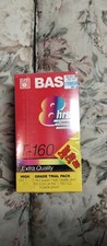 BASF 8hrs T-160 super high grade sample pack 3 Blank tapes