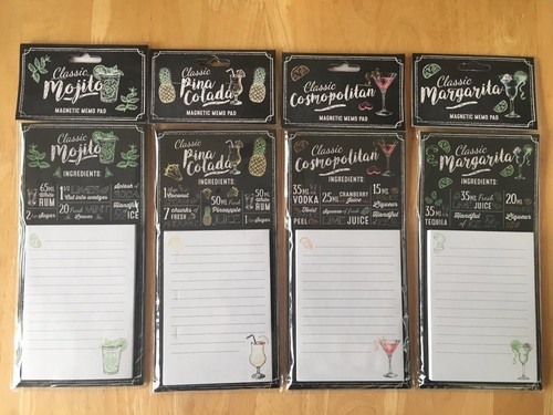 Magnetischer Memo Block & Bleistift Kühlschrankmagnet Notiztafel Reise Look Einkaufsliste - Bild 15 von 27