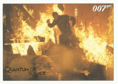 James Bond Archives 2015 - #083 Quantum of Solace Gold Parallel Card #061/125