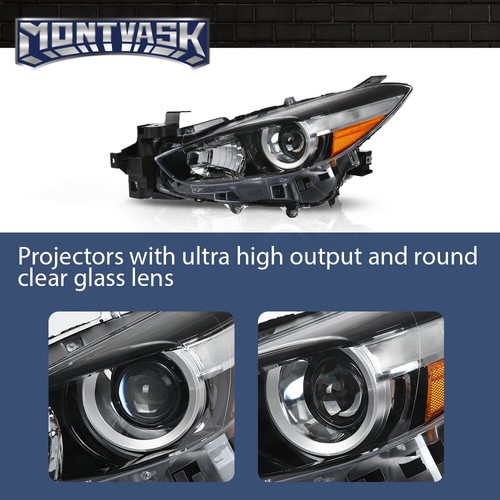 Faro proyector halógeno lado del conductor izquierdo apto para Mazda 3 2017-2018 - Imagen 6 de 13