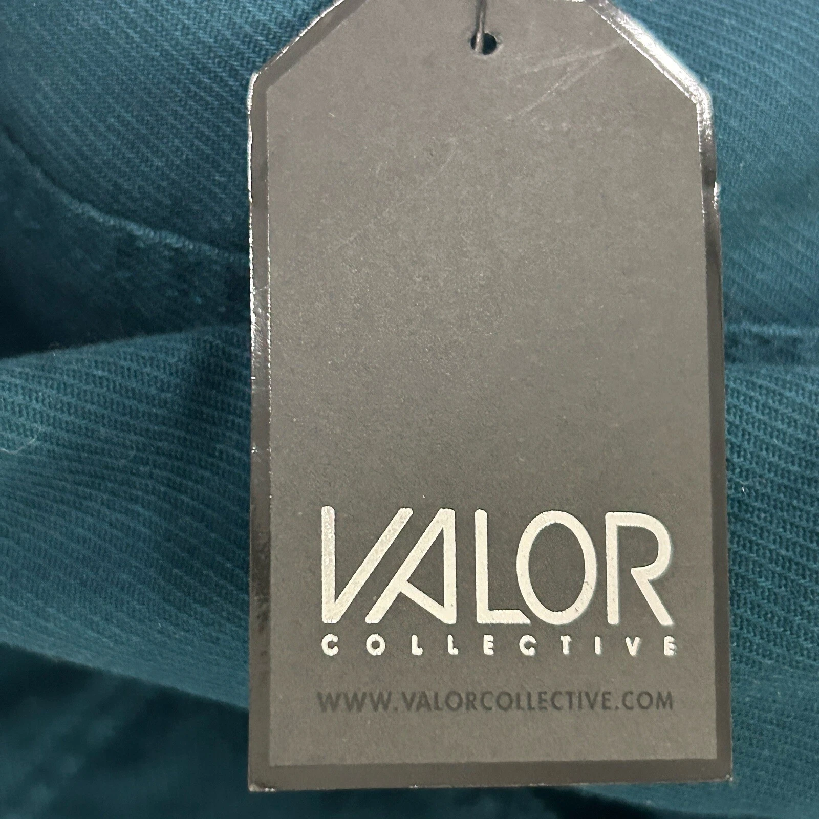 NWT Valor Collective Light Green Lime Mint Calvary Twill Flannel Size Medium M image 9