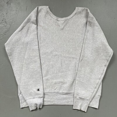 Champion Reverse Weave Double V Crewneck Vintage Style Sweater