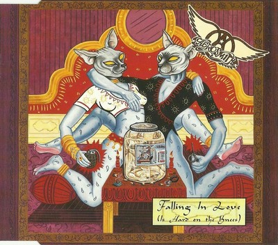 Aerosmith  Maxi CD Falling In Love (Is Hard On The Knees) - Europe (M/EX+)