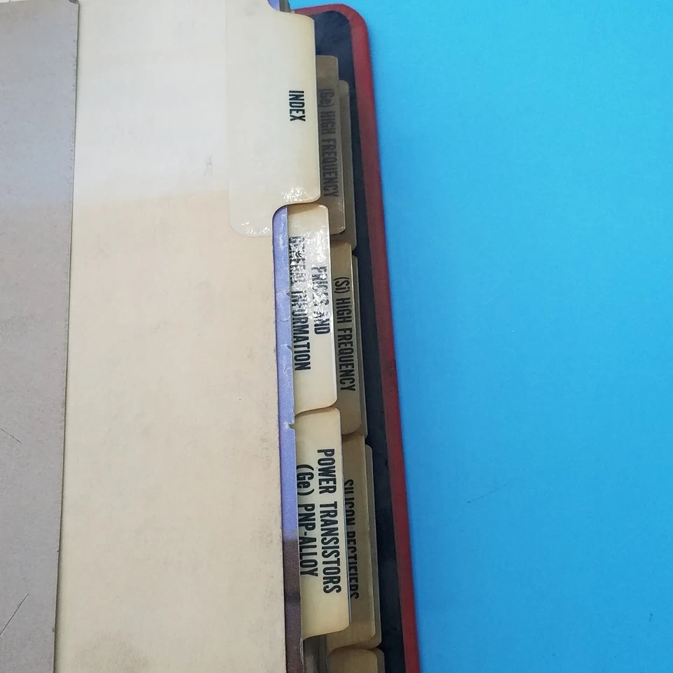 Motorola Semiconductor 3 Anillas Carpeta Línea Completa para Folletos Catálogo 1963 Foto 4 de 4