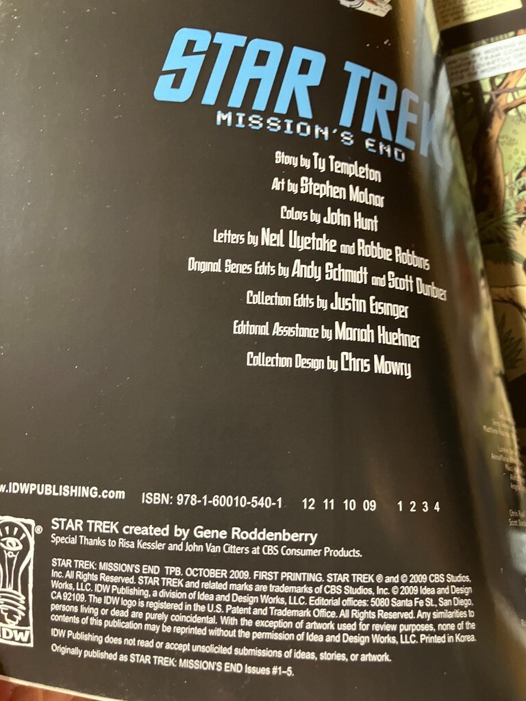 STAR TREK: Mission's End/Burden of Knowledge/Manifest Destiny/Enter the Wolves