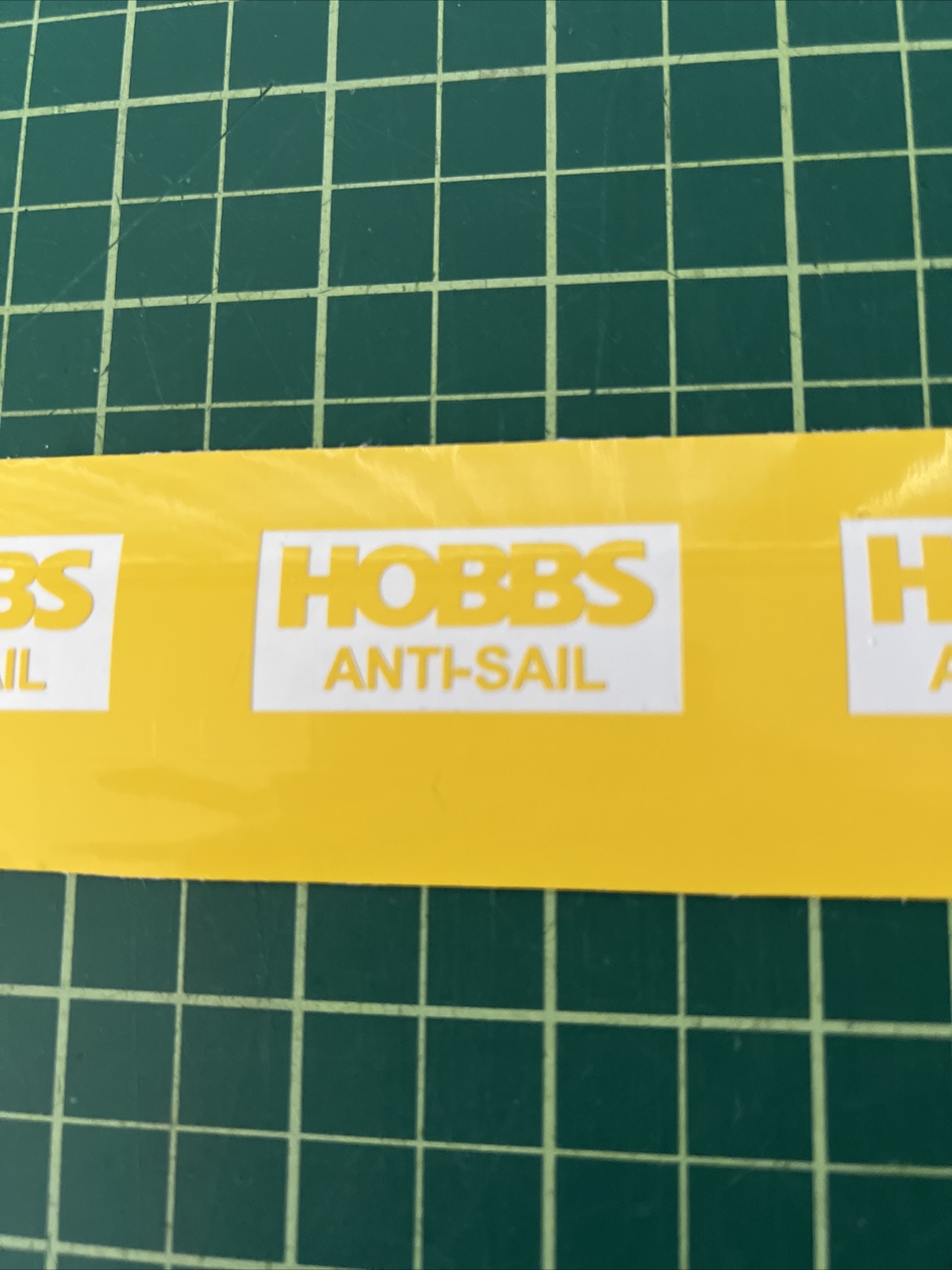 TAMIYA 1/14 SCALE YELLOW HOBBS ANTISAIL TRAILER MUD FLAPS VINYL DIE