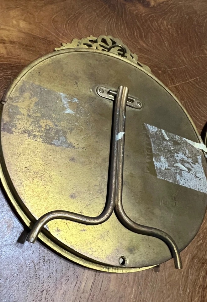 SALE! Set of 2 Antique French Gilt Bronze Frames - Image 3 of 4