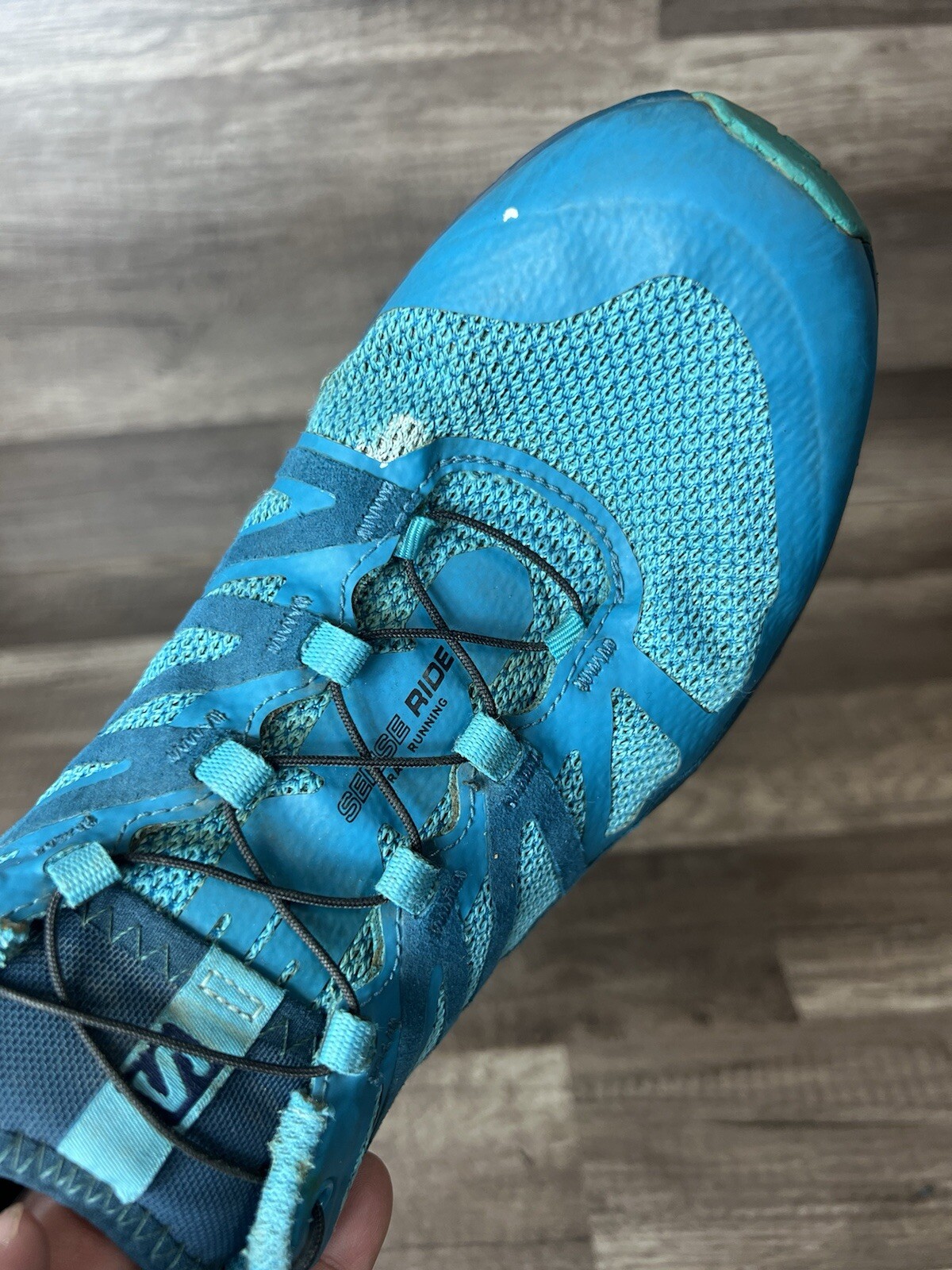 Scarpe da trail running Salomon Vibe donna US 10 Ride blu ortolite