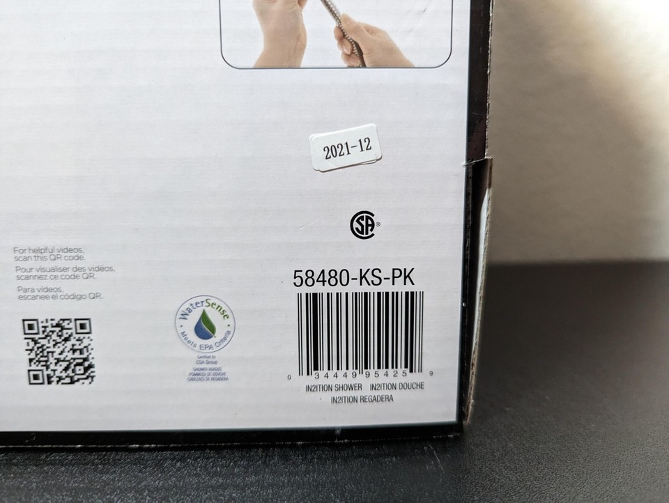 Delta In2ition Handheld Shower Head 1.75GPM 58480KSPK Black Stainless