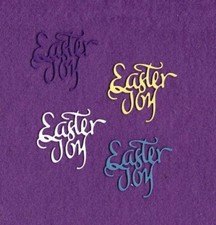EASTER JOY die cuts Spring Church Jesus scrapbook cards