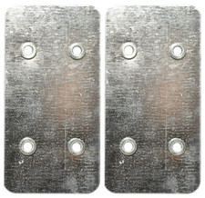 100 x 50mm Galvanised Steel Trunking Connector Pack of 2 Trench SA4STC
