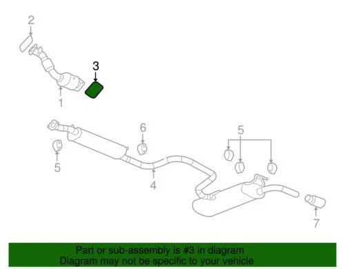 Junta de tubo de escape delantero genuino GM 2003-2013 Chevrolet Pontiac Saturn 22734961 Foto 4 de 4