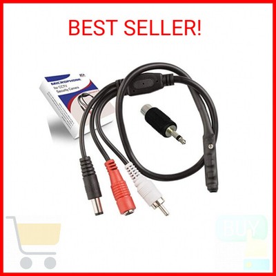 CCTV Microphone Outdoor Microphone for Security Camera IP: Audio Microphone CCTV