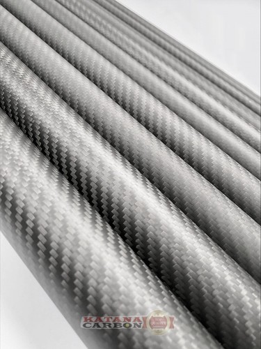 Tubo de fibra de carbono mate 1 x OD 20mm x ID 18mm x 1000mm (1 m) 3k (envuelto en rollo) - Imagen 6 de 9