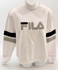 NEW Women  s White FILA Sweatshirt Size M
