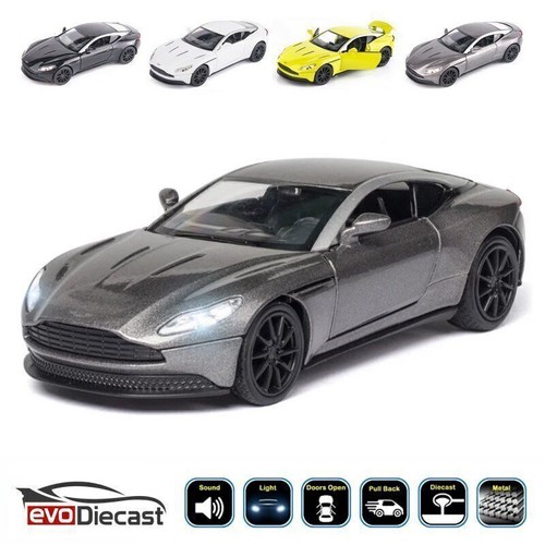 1:32 Aston Martin DB11 AMR Diecast Model Cars Pull Back Light Toy Gift For Kids - Picture 1 of 5