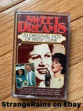 Patsy Cline - SWEET DREAMS - 20 ORIGINAL HITS - Cassette Tape - PLAY TESTED