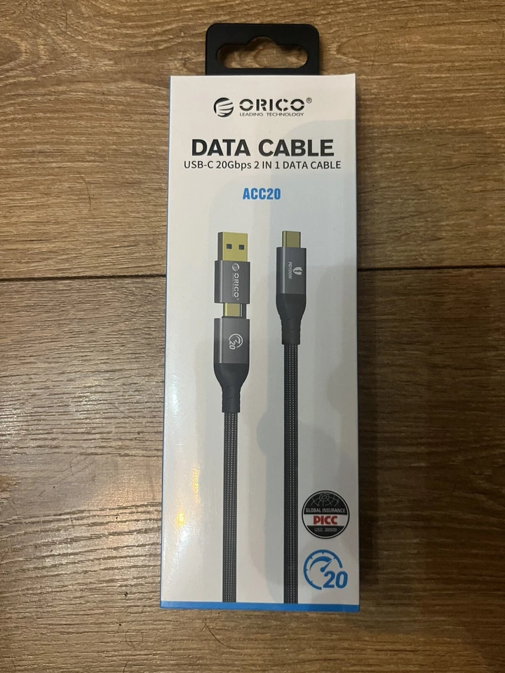 ORICO 100W USB C 3.2 Gen2 Cable Fast Charging, USB C to USB C/USB A - Image 4 of 4