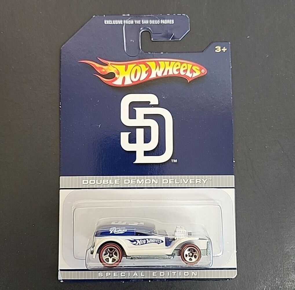 San Diego Padres HOT WHEELS 2010 Double Demon Delivery Special Edition NIB