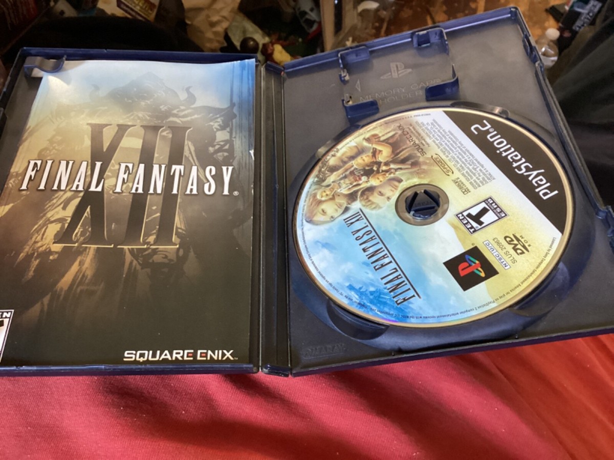 Final Fantasy XII [12] [Black Label] (PlayStation 2, 2006) PS2
