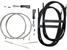 2x Schaltzug Set Hollandrad 5 Gang Penta Sport P5 - Schwarz + 2x Schaltkettchen