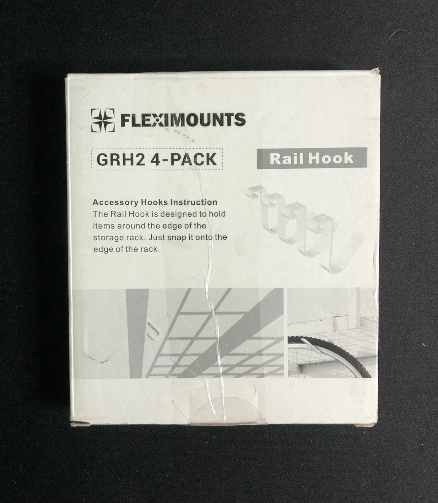 FLEXIMOUNTS GRH2 Mounted Storage Rack Hooks - Thumbnail 4