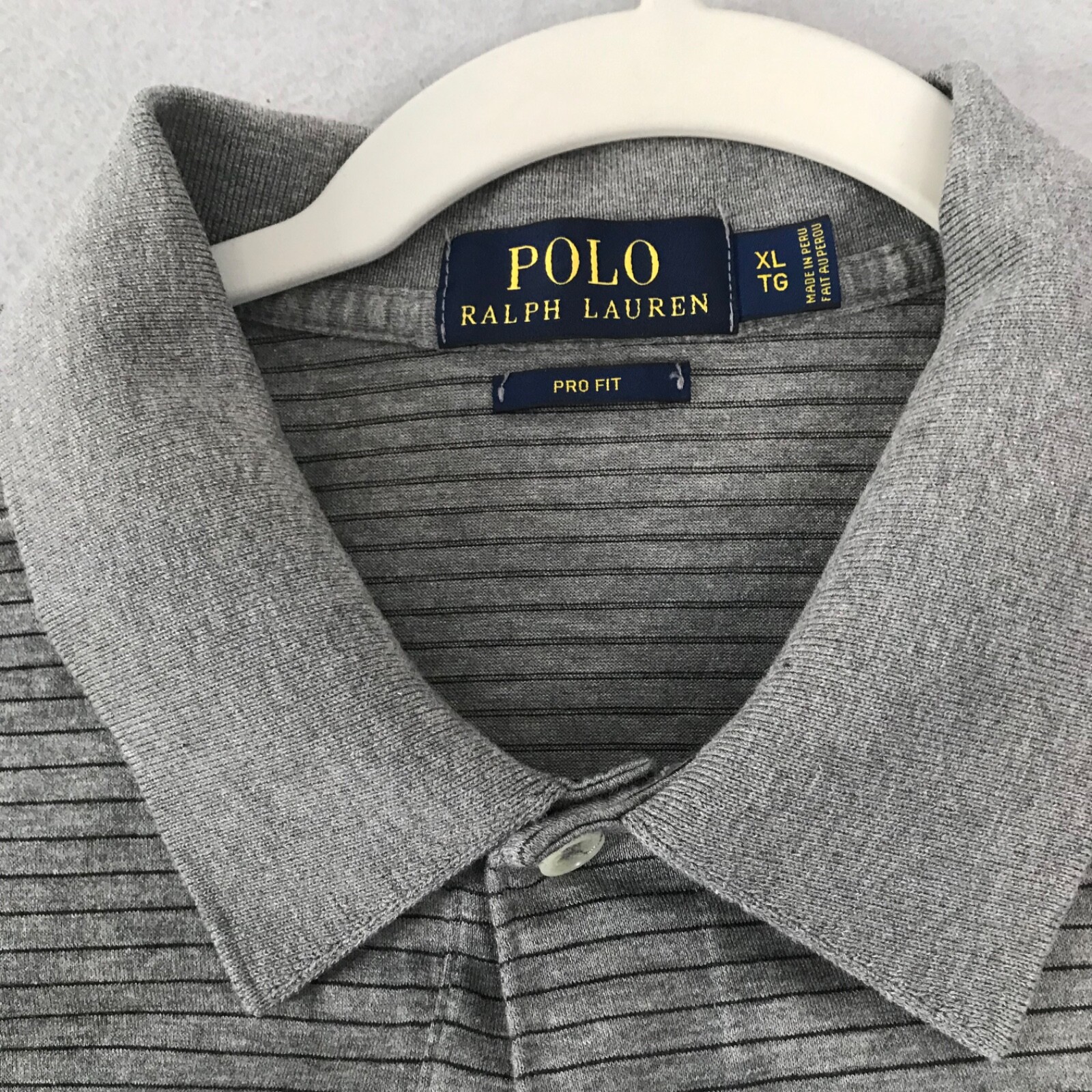 Polo Ralph Lauren Big Pony grigia uomo polo manica corta taglia XL