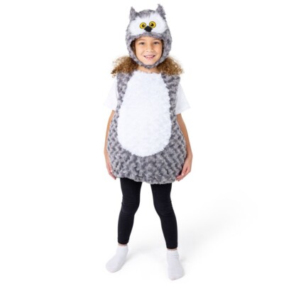 Dress Up America Gray Owl Costume for Toddlers - Plush Bird Costume - Baby Owl
